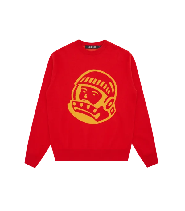 NEW ASTRO KNITTED JUMPER RED SWEATSHIRT